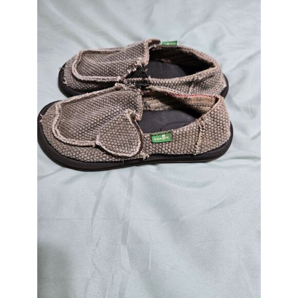 Sanuk size 10 toddler slip on shoes - Picture 4 of 7